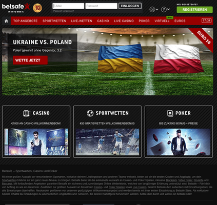 Betsafe Casino Schweiz